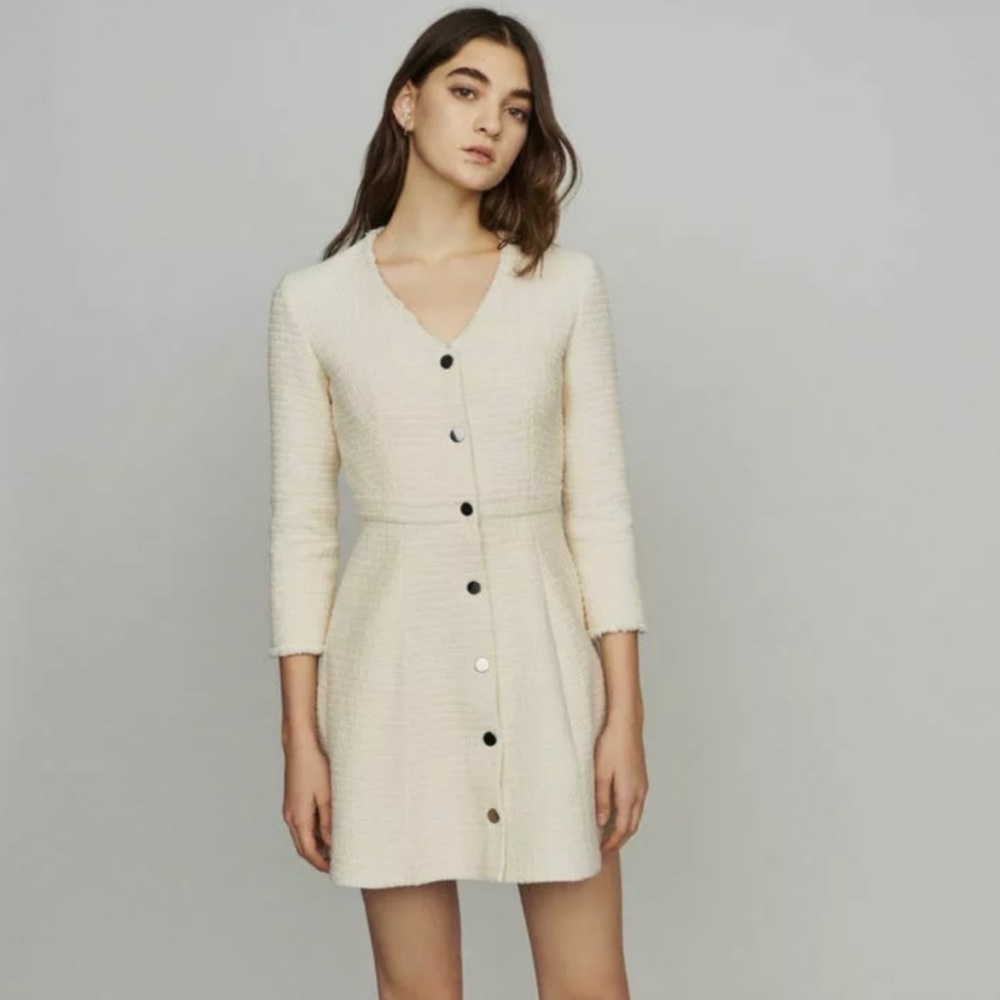 Maje Ryzer Tweed Dress